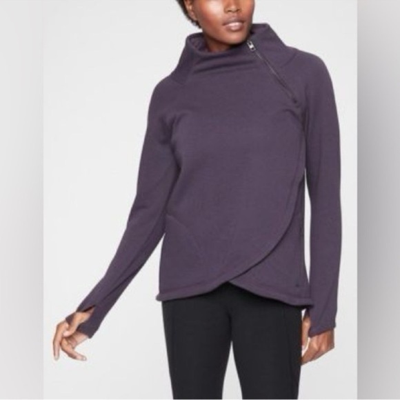 Athleta Sweaters - Athleta Cozy Karma Asym CYA Pullover Size Medium
